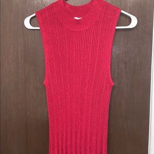 Red sparkly Christmas dress